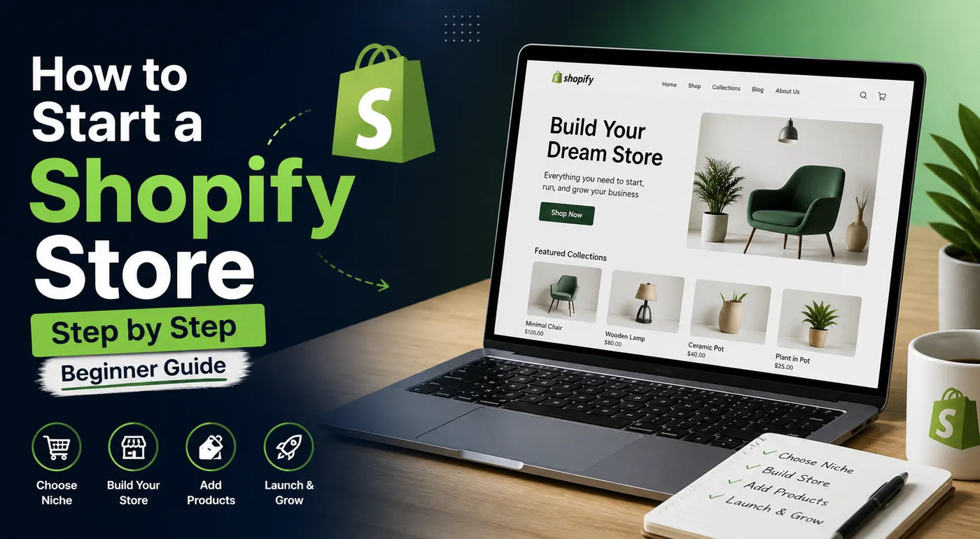 How to Start a Shopify Store Step by Step (Beginner Guide-2026)